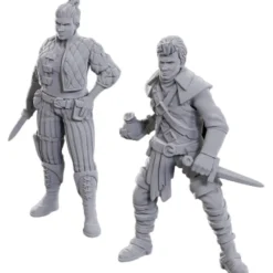 Pathfinder Deep Cuts Unpainted Miniatures: Cutpurses Male & Female