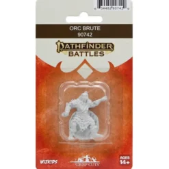 Pathfinder Deep Cuts Unpainted Miniatures: Orc Brute