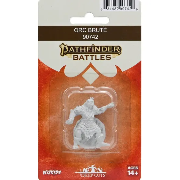 Pathfinder Deep Cuts Unpainted Miniatures: Orc Brute