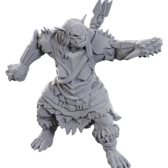 Pathfinder Deep Cuts Unpainted Miniatures: Orc Brute