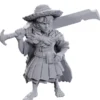 Pathfinder Deepcuts Unpainted Miniatures: Female Halfling Magus Low-Level