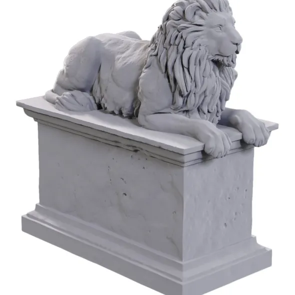 Pathfinder Deep Cuts Unpainted Miniatures: Stone Lion