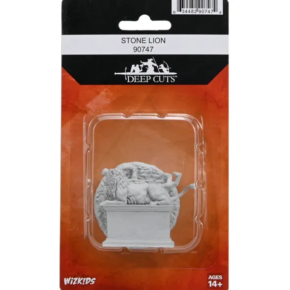 Pathfinder Deep Cuts Unpainted Miniatures: Stone Lion