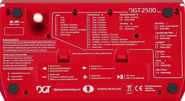 Pendule Electronique DGT FIDE 2500