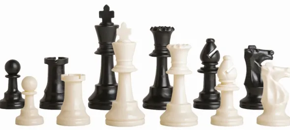Pièces Échecs en Plastique - Taille 5