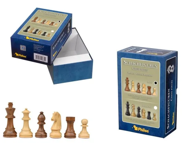 Pièces d'échecs Artus 83 mm