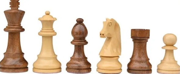 Pièces d'échecs Artus 78 mm