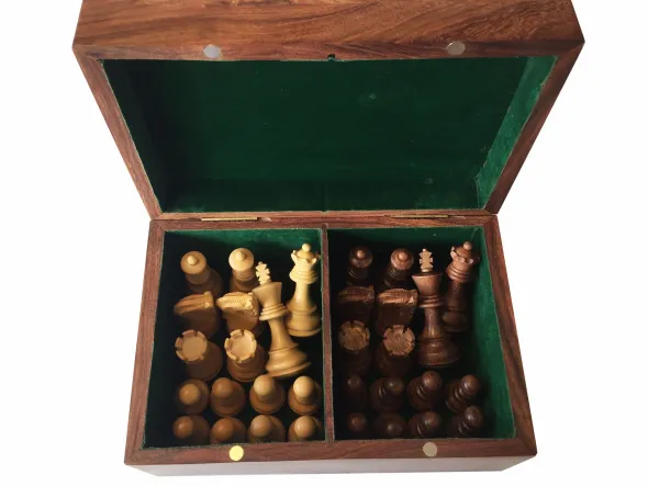 Pièces d'échecs 76mm Sheesham Luxe