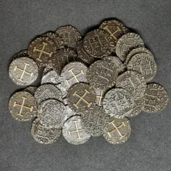 Pièces pirate en métal couleur or antique pour jeux de société / jeux de rôle