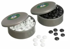 Pierres de Go en Résine - Noir et Blanc - Standard