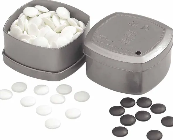 Pierres de Go en Verre - Noir et Blanc - Professionnel