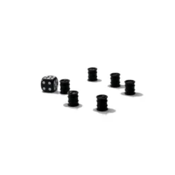 Pions en forme de barils - x5