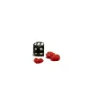 Pions en forme de coeur - x5