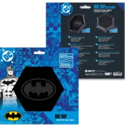 Piste de dés - Batman - Noire - 19x19 cm - Cuir et velours