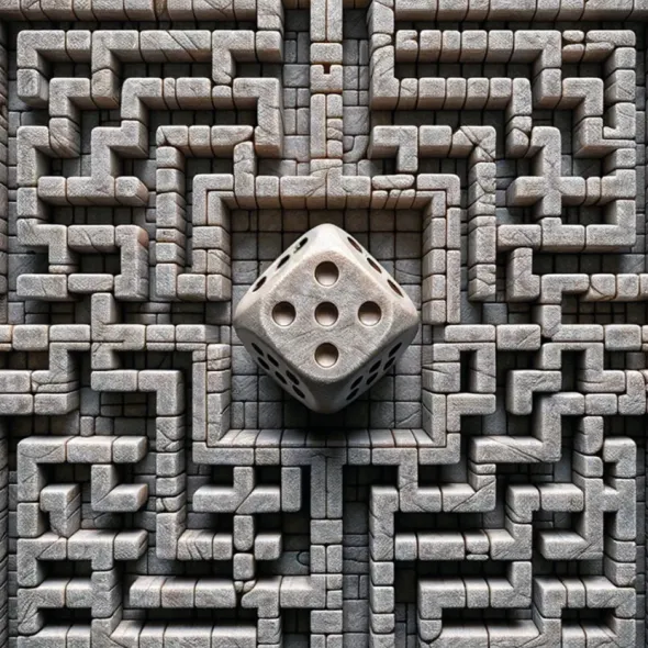 Piste de Dés - Crypto Maze