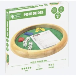 Piste de dés en bois - Yam 421 - 35 cm