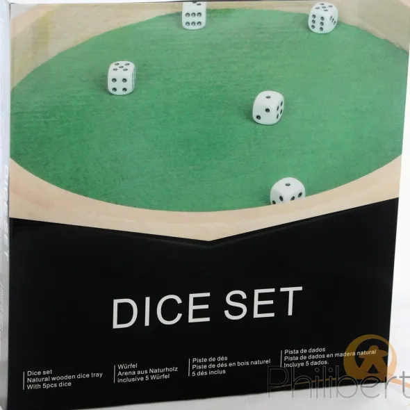 Piste de Dés Naturel 34 cm