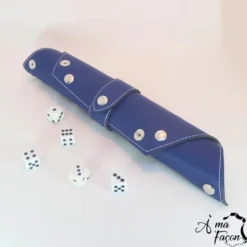 Piste de dés Nomade - Bleu Cobalt