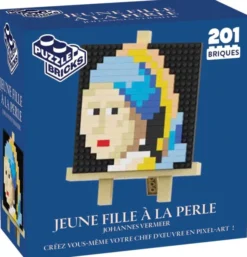Pixel art : Jeune fille à la perle