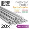 Plasticard Profilé Tige Mixtes x20