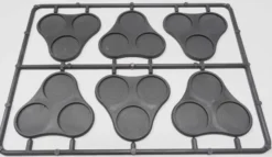 Plastic Bases Set 9 - Skirmish Movement Trays for 25mm Round Bases