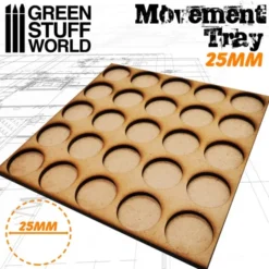 Plateaux de Mouvement MDF 25x25mm