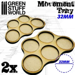 Plateaux de Mouvement MDF 5x32mm