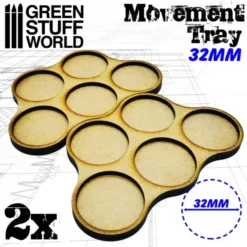 Plateaux de Mouvement MDF 5x32mm