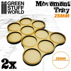 Plateaux de Mouvement MDF 5x25mm