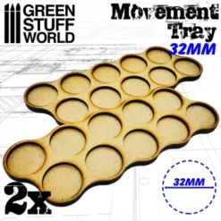 Plateaux de Mouvement MDF 10x32mm
