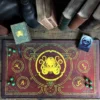 Playmat Infinite Black - The Brand of Cthulhu Eldritch Red