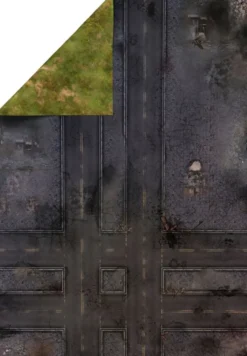 Playmats - Latex - Tapis recto/verso - Ruined Streets 183x122 cm