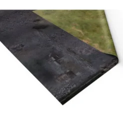 Playmats - Latex - Tapis recto/verso - Ruined City / Grassland - 44x60