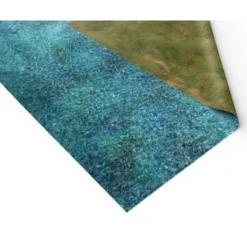 Playmats - Latex- Tapis recto/verso : Lagoon et Plaine - 72''x48''