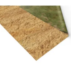 Playmats - Latex - Tapis recto/verso - Rocky Desert / Grassland - 44x60
