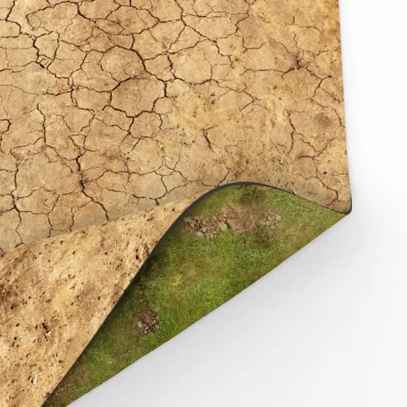 Playmats - Mousepad - Tapis recto/verso - Rocky Desert / Grassland - 44x60