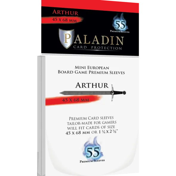 Pochettes Paladin - Arthur Mini European - 45 x 68 mm - 55p