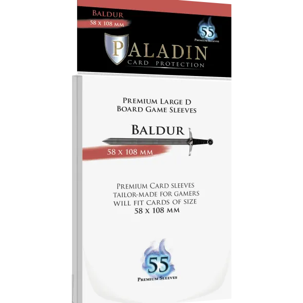 Pochettes Paladin - Baldur Large D - 58 x 108 mm - 55p