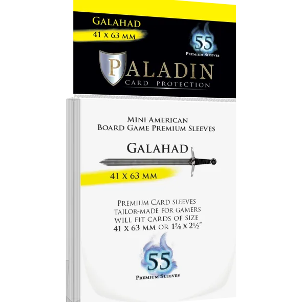 Pochettes Paladin - Galahad Mini American - 41 x 63 mm - 55p