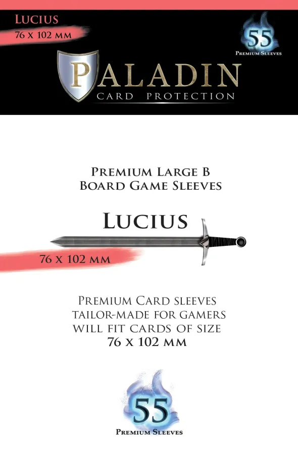 Pochettes Paladin - Lucius Large B - 76 x 102 mm - 55p