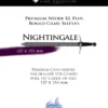 Pochettes Paladin - Nightingale Wider XL Plus - 127 x 153 mm - 55p