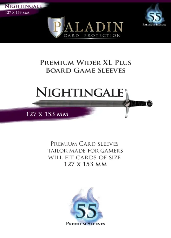 Pochettes Paladin - Nightingale Wider XL Plus - 127 x 153 mm - 55p