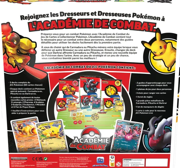 Pokémon : Coffret Académie de Combat V3