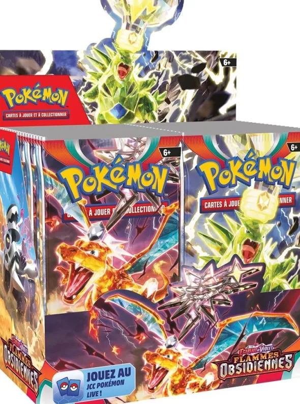 Pokémon EV03 : Écarlate et Violet – Flammes Obsidiennes - Boîte de 36 boosters