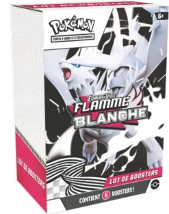 Pokémon : EV10.5 Lot de 6 Boosters Flamme Blanche