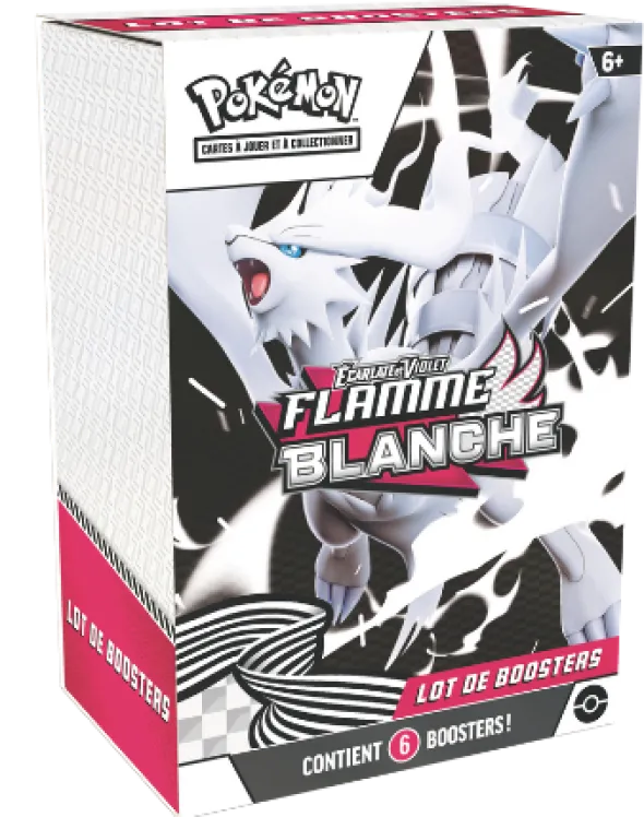 Pokémon : EV10.5 Lot de 6 Boosters Flamme Blanche