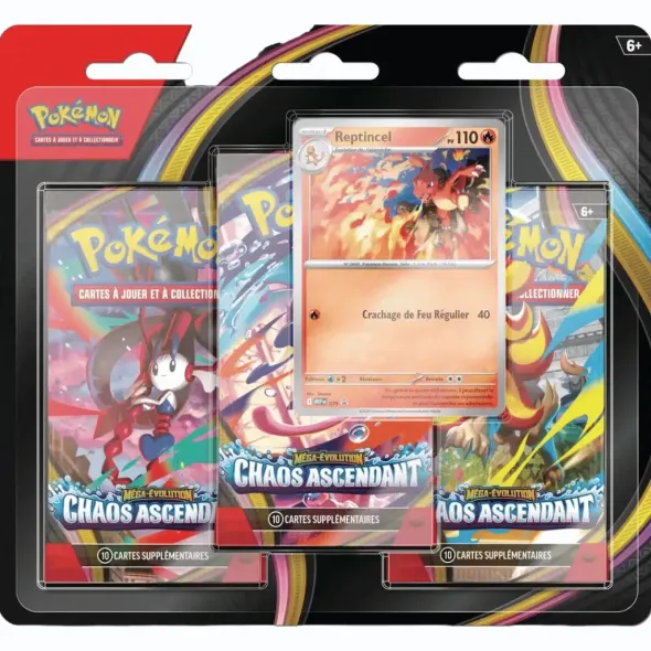 Pokémon ME04 Chaos Ascendant - TriPack Reptincel