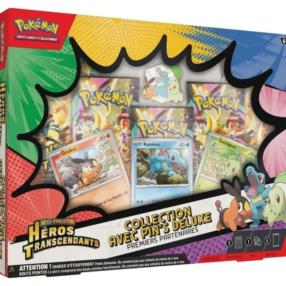 Pokémon ME2.5 : Coffret Collection Pin's Héros Transcendants