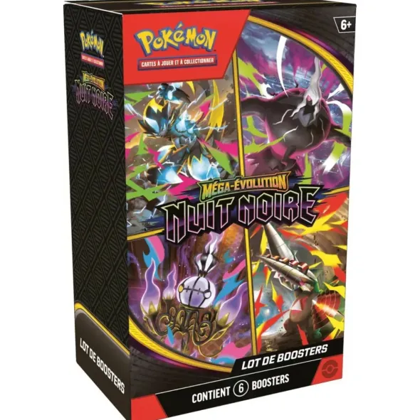 Pokémon ME05 Nuit Noire - Bundle 6 Boosters