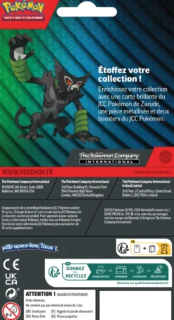Pokémon : Pack 2 boosters Zarude